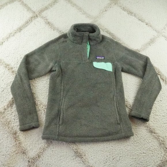 Patagonia Re-Tool Snap-T Fleece Pullover Sweater Womens Extra Small Pull Over - Picture 1 of 12